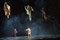 Die Hexen von Eastwick Daniela Dett, Reinwald Kranner, Karen Robertson, Lisa Antoni, Kristin H&ouml;lck &copy; Armin Bardel